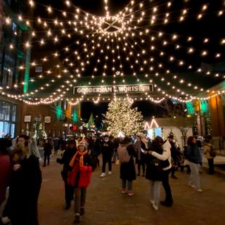 Are you still looking for that perfect Christmas gift? Stroll the cobblestone streets of Winter Village in Toronto's Distillery District. There's a really good chance you'll find something for everyone on your list... and maybe even a gift or two for yourself!

In addition to the 65+ local merchants, restaurants, and cafés, you'll find 8 amazing vendor cabins offering uniquely curated holiday items and gifts. On top of the many restaurants in the Distillery District, there are some amazing food cabins that are serving up some delicious eats! Try Ukrainian Pierogies, Venezuela Pies, Columbian Paisa-Style Empanadas, or Atlantic Lobster Rolls!

If you're going to be in Toronto this holiday season, be sure to put this picture-perfect experience on your itinerary. Winter Village is open daily until December 31st, 2022.

#seetorontonow #neverhaveieverTO #DistilleryDistrict #distillerytoronto #distillerydistricttoronto #DistilleryTO #distillerywintervillage #wintervillage #comeseetoronto #tourismtoronto #destinationtoronto #TMACtravel #tmacontario #toronto #gta #torontolife #yyz #thesix #tdot #exploretoronto #exploreontario #explorecanada #SupportLocal #shoplocal #torontostyle #gifts #holidayshopping