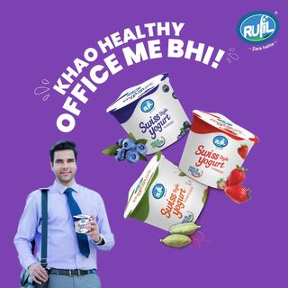 Kaam ki wajah se health ko ignore kyun
karein?
Snack on healthy and delightful Rufil yogurts available in different flavors!

Order Now!

#Rufil #ZaraHatke 
.
.
.
.
.
.
#yogurt #flavouredyoghurt #strawberry #berries #farm #fresh #elaichi #dairy #corporatelife #worklifebalance #flavours #tasty #delicious #tempting #cardamon #dahi #blueberries #healthylifestyle #officelife #jaipur