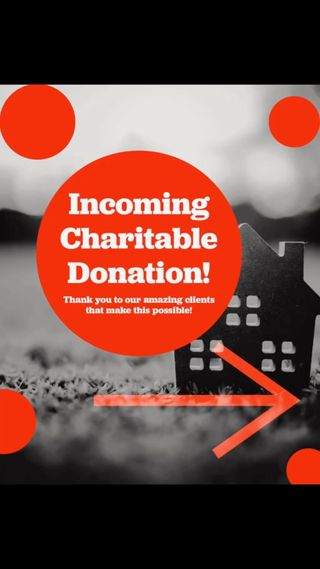 One of the things that sets us apart at Charitable Realty is the fact that we give back part of our commissions as a donation to our clients choice of charity. 👏🏼

Thank you Nathan family for allowing us to serve you in the real estate process! We thank you greatly for allowing this donation to be possible by choosing to work with us. 🤍

Together we can make changes to our communities ✨

#charity #charitable #charitablerealtyagent #charitablerealty #realestate #realtor #homebuyers #homebuying #homebuyer #listingagent #listingspecialist #listing