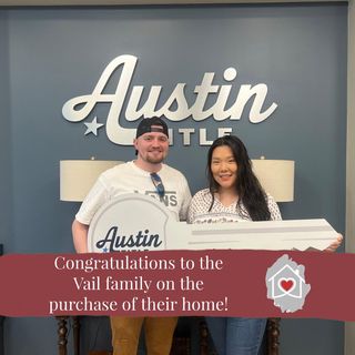 Congratulations to the Vail family on the closing of their new construction home! ✨

It has been a pleasure working with you both, and hope you enjoy your new home!! 🤍

#newhome #homeowner #closingday