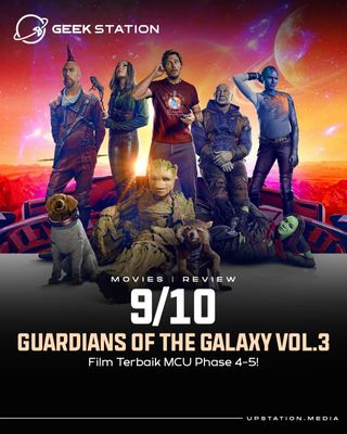 Sebagai penutup perjalanan James Gunn bersama MCU, Guardians of the Galaxy Vol. 3 berhasil menutup trilogi Guardians dengan sempurna. 

Kamu akan diajak tertawa, sedih, dan kesal terus-terusan sepanjang film.

Porsi tiap karakter pun terasa sangat berimbang dengan character development yang cukup sempurna.

Simak review lengkapnya di bio!

#gotgvol3
#guardiansofthegalaxy
#guardiansofthegalaxyvol3 #rocketraccoon #gotg #jamesgunn #mcuindonesia #marvelindonesiacommunity #marvelcinematicuniverse #mcu #marvelindonesia