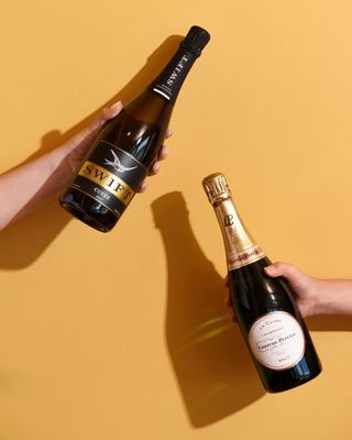 When you're seeking to sail through a bottle of bubbles, what will it be: the effervescent Australian beauty NV Swift Cuvée from Orange, which has been awarded Best Sparkling in NSW for the last four years for its soft brioche finish... or will it be the pale gold French stunner @laurentperrierchampagne with its cooked-apple and cream characteristics and fine bubbles? Both easy drinkers. Both winners in our eyes. 🍾🥂

#InternationalWineDay