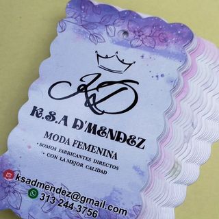 ✴️Etiquetas colgantes personalizadas para ropa,lencería,vestidos de baño, accesorios. Etc
https://linktr.ee/brillografico_omar_garzon
