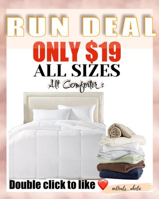 Deal of the day ! Comforter Any size Regular $110 now down to $19.99 - RUN 🏃‍♀️🔥🔥 
✔️ Link in my Bio to shop! 
⚠️ Follow @deals_aholic and my backup @deals.aholic if you haven’t yet 😉🫶🏻

https://mavely.app.link/e/fCI5aF9UmBb

Links are affiliated ! 

#clearance #forhome #formom #forher #homedecor #bedroomdecor #deals #shoppingonline #couponcommunity